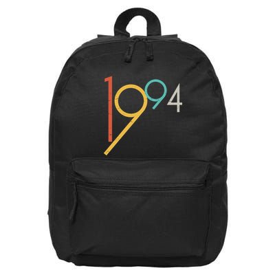 Retro Vintage 1994 30th Birthday 16 in Basic Backpack