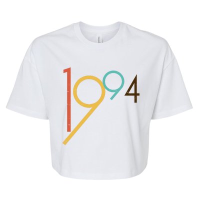 Retro Vintage 1994 30th Birthday Bella+Canvas Jersey Crop Tee