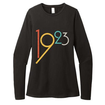 Retro Vintage 1923 100th Birthday Womens CVC Long Sleeve Shirt