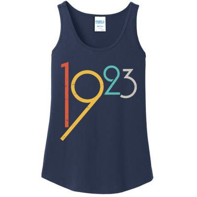 Retro Vintage 1923 100th Birthday Ladies Essential Tank