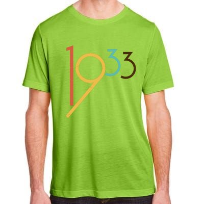 Retro Vintage 1933 90th Birthday Adult ChromaSoft Performance T-Shirt