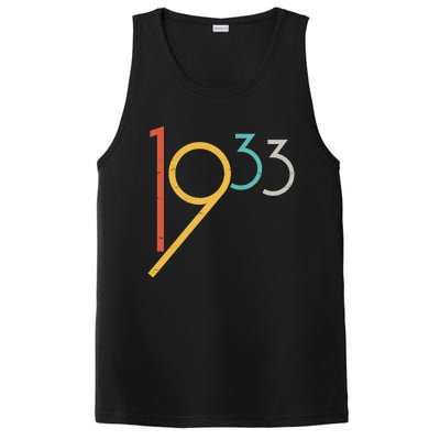 Retro Vintage 1933 90th Birthday PosiCharge Competitor Tank