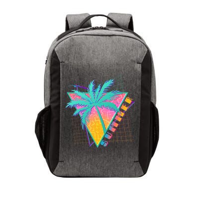 Retro Vintage 1980s Summer Palm Tree Summer Vacation Time Vector Backpack