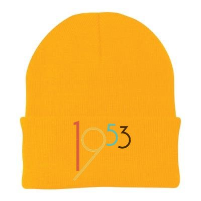 Retro Vintage 1953 70th Birthday Knit Cap Winter Beanie