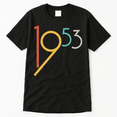 Retro Vintage 1953 70th Birthday Tall T-Shirt