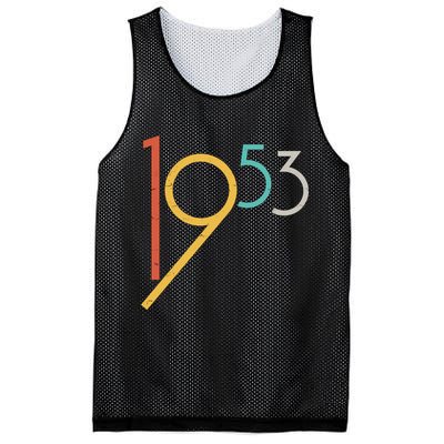 Retro Vintage 1953 70th Birthday Mesh Reversible Basketball Jersey Tank