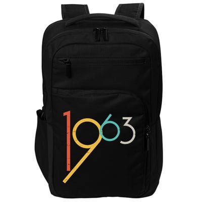 Retro Vintage 1963 60th Birthday Impact Tech Backpack