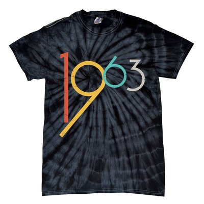 Retro Vintage 1963 60th Birthday Tie-Dye T-Shirt