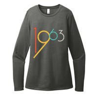 Retro Vintage 1963 60th Birthday Womens CVC Long Sleeve Shirt