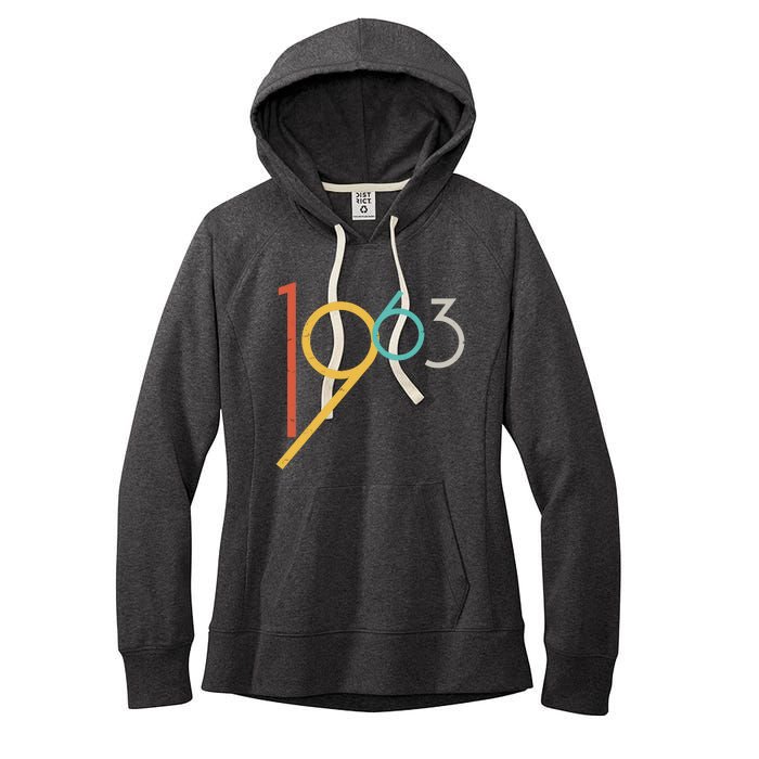 Retro Vintage 1963 60th Birthday Women's Fleece Hoodie