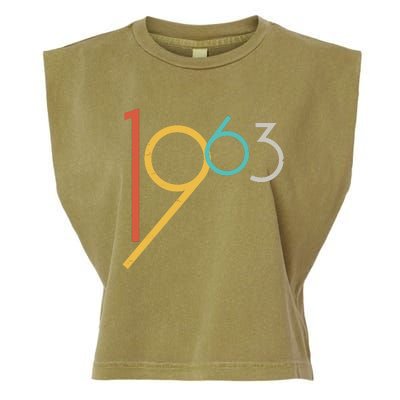 Retro Vintage 1963 60th Birthday Garment-Dyed Women's Muscle Tee