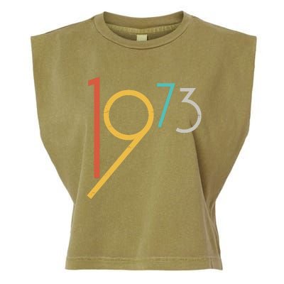 Retro Vintage 1973 50th Birthday Garment-Dyed Women's Muscle Tee