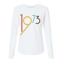 Retro Vintage 1973 50th Birthday Womens Cotton Relaxed Long Sleeve T-Shirt