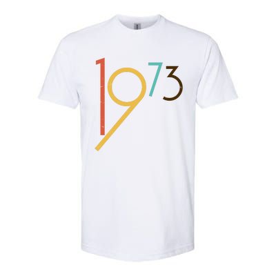 Retro Vintage 1973 50th Birthday Softstyle CVC T-Shirt