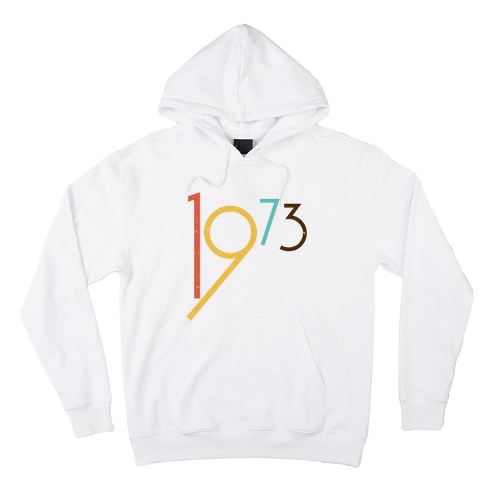 Retro Vintage 1973 50th Birthday Hoodie