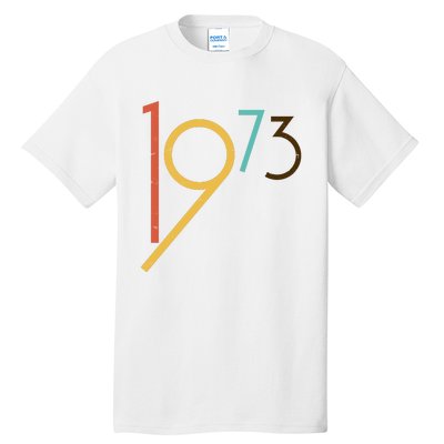 Retro Vintage 1973 50th Birthday Tall T-Shirt