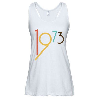 Retro Vintage 1973 50th Birthday Ladies Essential Flowy Tank