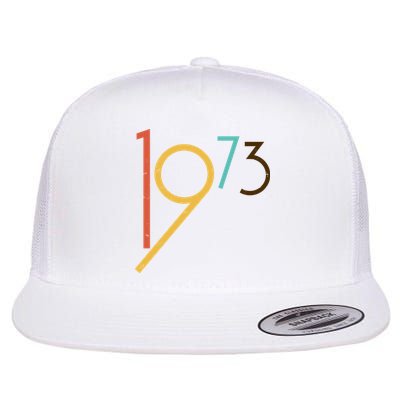 Retro Vintage 1973 50th Birthday Flatbill Hat
