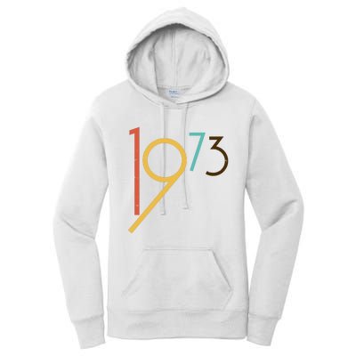 Retro Vintage 1973 50th Birthday Women's Pullover Hoodie