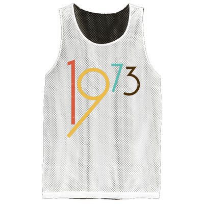 Retro Vintage 1973 50th Birthday Mesh Reversible Basketball Jersey Tank