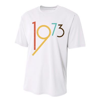 Retro Vintage 1973 50th Birthday Performance Sprint T-Shirt