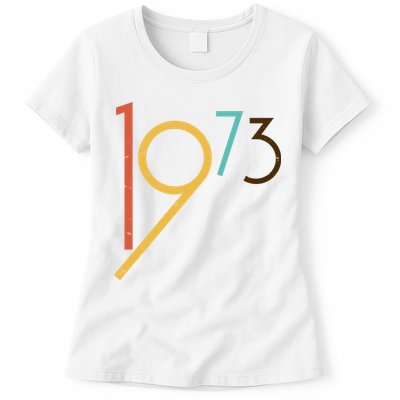 Retro Vintage 1973 50th Birthday Womens T-Shirt