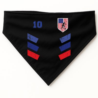 Retro vintage 10 American Football USA Soccer USA Flag USA-Made Doggie Bandana