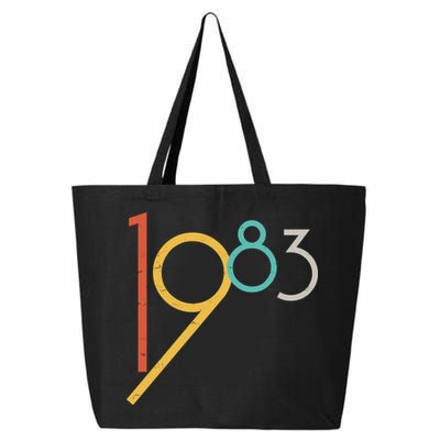 Retro Vintage 1983 40th Birthday 25L Jumbo Tote