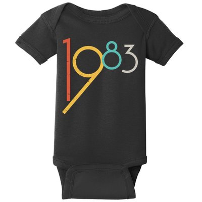 Retro Vintage 1983 40th Birthday Baby Bodysuit