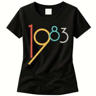 Retro Vintage 1983 40th Birthday Womens T-Shirt