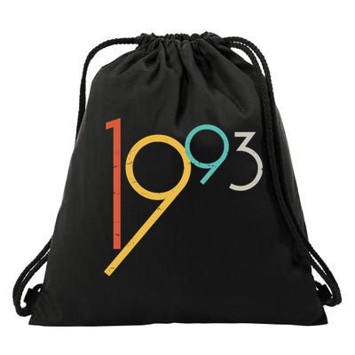 Retro Vintage 1993 30th Birthday Drawstring Bag