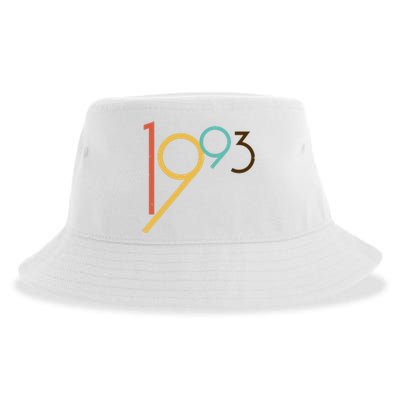 Retro Vintage 1993 30th Birthday Sustainable Bucket Hat