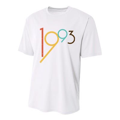 Retro Vintage 1993 30th Birthday Youth Performance Sprint T-Shirt