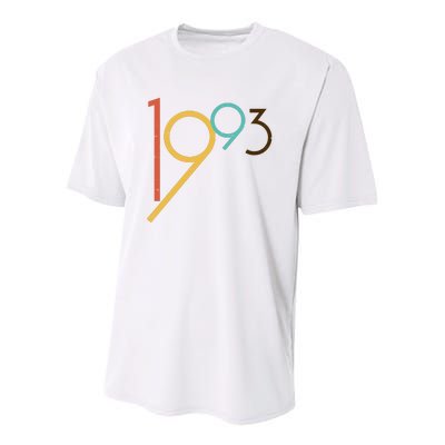 Retro Vintage 1993 30th Birthday Youth Performance Sprint T-Shirt