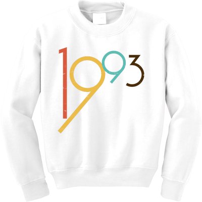 Retro Vintage 1993 30th Birthday Kids Sweatshirt