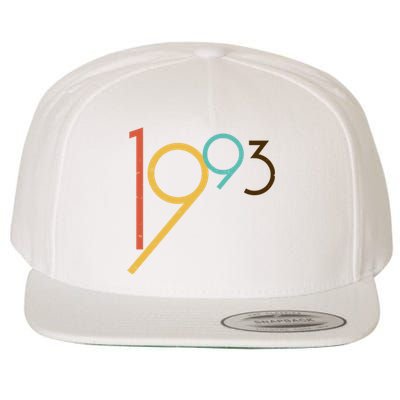 Retro Vintage 1993 30th Birthday Wool Snapback Cap