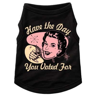 Retro Vintage 1950s Have The Day You Voted For Doggie Tank