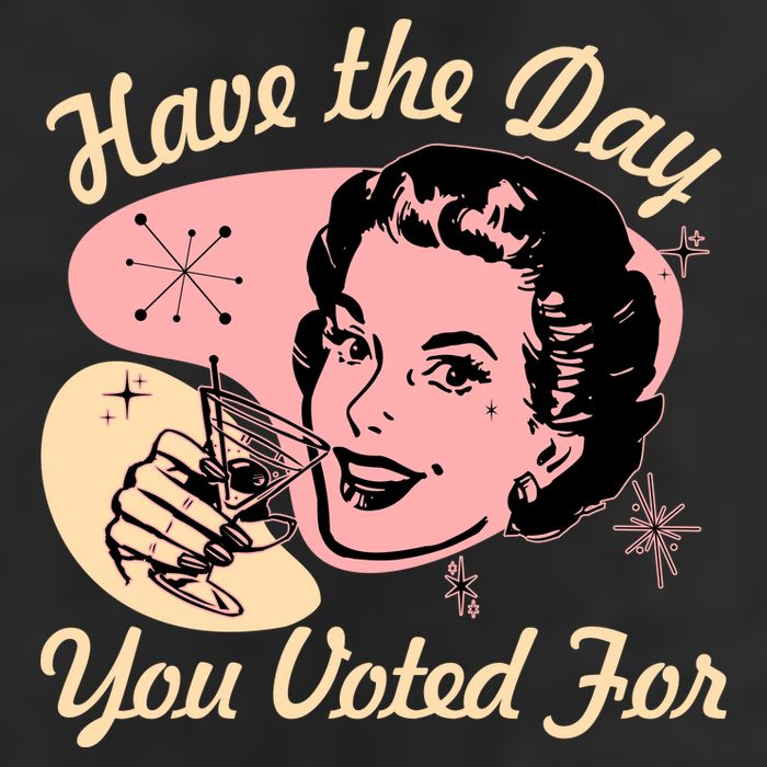 Retro Vintage 1950s Have The Day You Voted For Beanie
