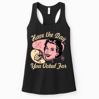 Retro Vintage 1950s Have The Day You Voted For Womens Tank Top