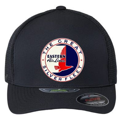 Retro Vintage 1930S Dc3 Eastern Airlines Great Silver Fleet Flexfit Unipanel Trucker Cap