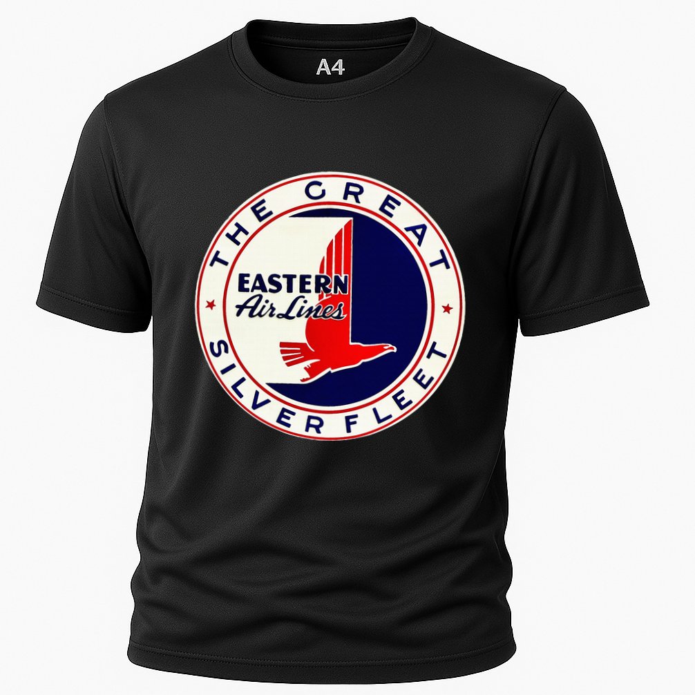 Retro Vintage 1930S Dc3 Eastern Airlines Great Silver Fleet Performance Shirt
