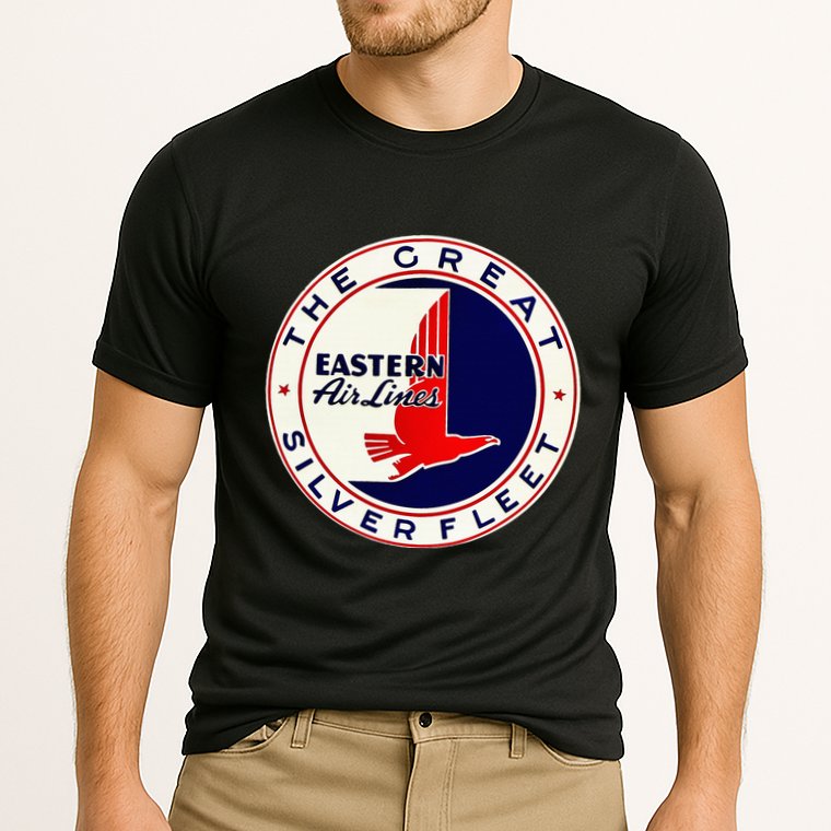 Retro Vintage 1930S Dc3 Eastern Airlines Great Silver Fleet Performance Shirt