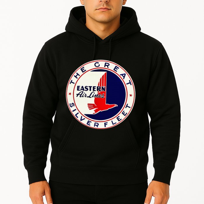 Retro Vintage 1930S Dc3 Eastern Airlines Great Silver Fleet Hoodie