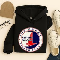 Retro Vintage 1930S Dc3 Eastern Airlines Great Silver Fleet Hoodie