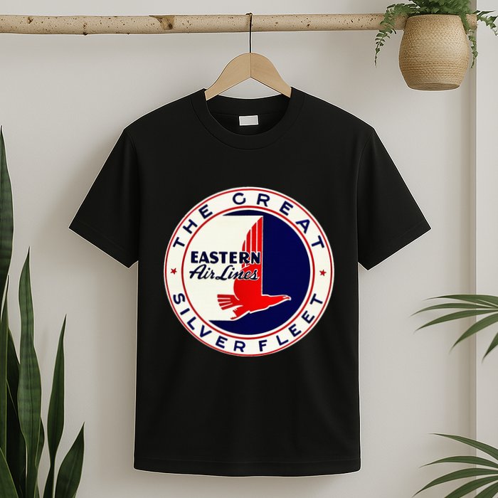 Retro Vintage 1930S Dc3 Eastern Airlines Great Silver Fleet T-Shirt