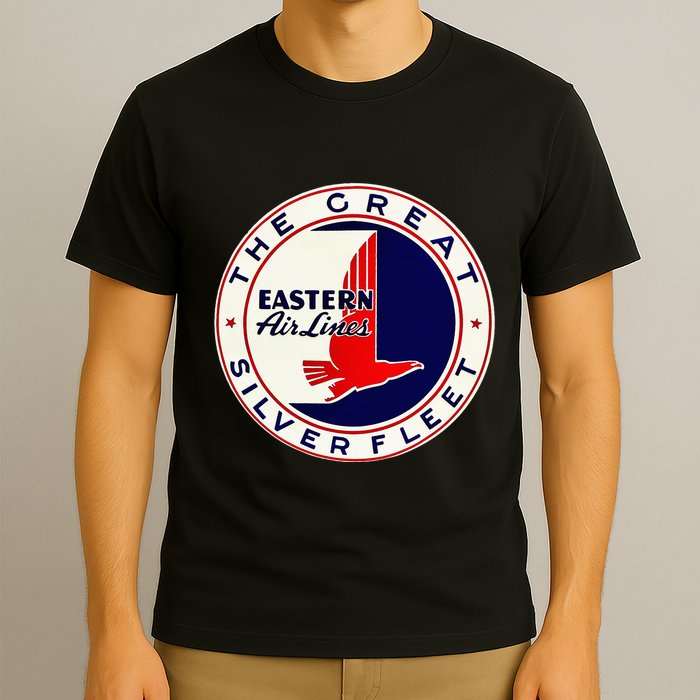Retro Vintage 1930S Dc3 Eastern Airlines Great Silver Fleet T-Shirt