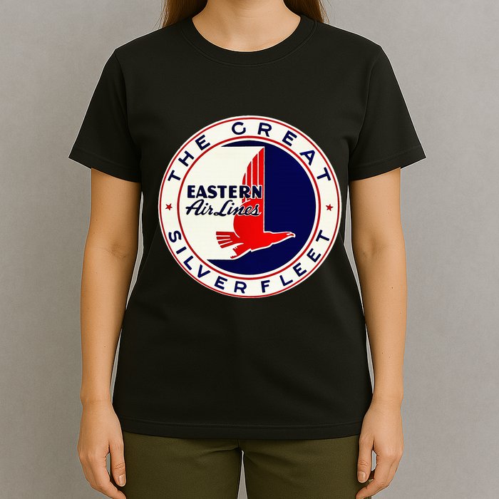Retro Vintage 1930S Dc3 Eastern Airlines Great Silver Fleet T-Shirt