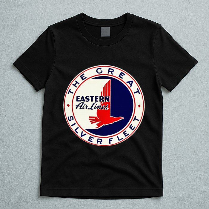 Retro Vintage 1930S Dc3 Eastern Airlines Great Silver Fleet T-Shirt