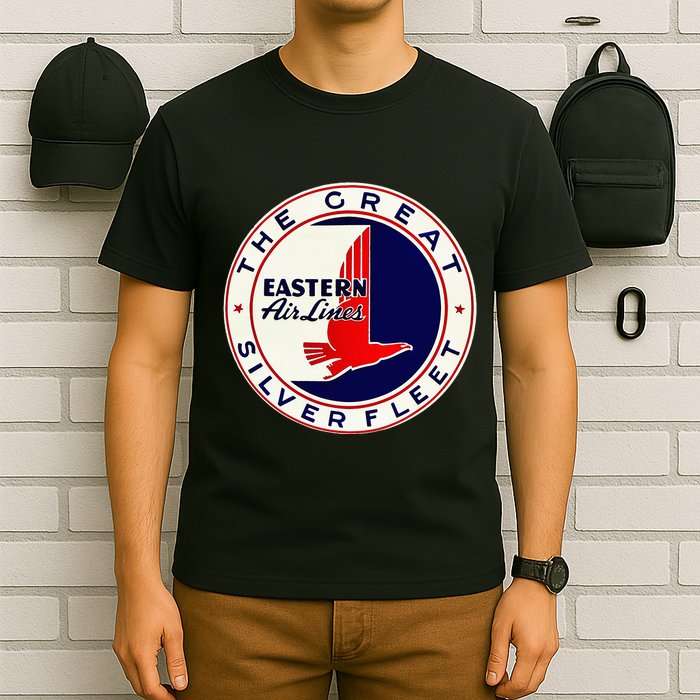 Retro Vintage 1930S Dc3 Eastern Airlines Great Silver Fleet T-Shirt