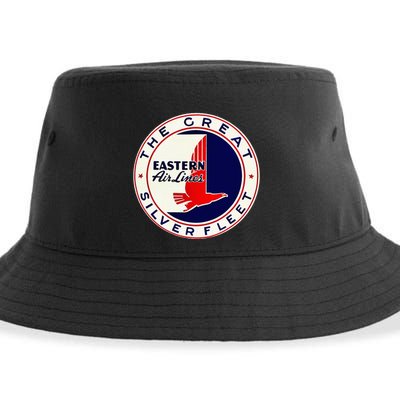Retro Vintage 1930S Dc3 Eastern Airlines Great Silver Fleet Sustainable Bucket Hat